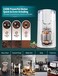Gevi One-Touch Button Electric Coffee Grinder Coffee Bean Grinder for Coffee Espresso Latte Mochas, Noiseless Operation- White