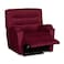 In House Velvet Classic Recliner Chair - Burgundy - AB03