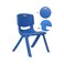 Esqube Kids Chair, Strong And Durable Kids Plastic School Study Chair, Blue (1-5 Years)