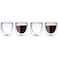 Blackstone Double Wall Glass Tumbler Set Clear 250ml 4