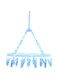 Generic 14 Clips Clothes Drying Rack Blue