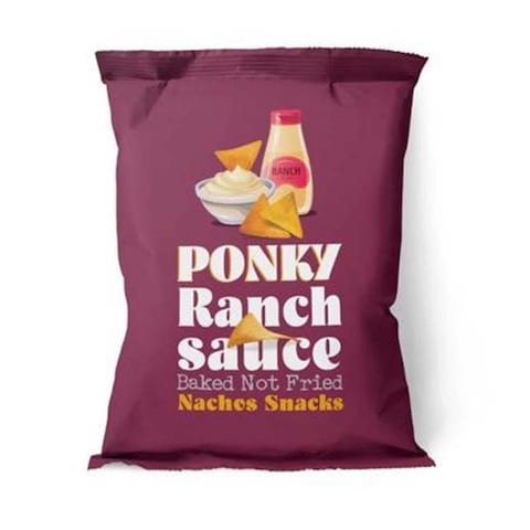Ponky Nacho Snacks Ranch Sauce - 30gm