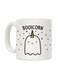 muGGyz Yurio Pattern Printed Ceramic Coffee Mug White