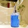 18 Oz Elegant Clear Glass Soap Dispenser with Rust Proof Stainless Steel Pump Refillable Liquid Hand Soap Dispenser for Bathroom Kitchen Home Décor
