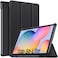 QuickTech Cover Case for Samsung Galaxy Tab S6 Lite 10.4, Slim PU Cover Case for Samsung Galaxy Tab S6 Lite 10.4 inch Tablet Black