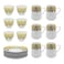 Pearl Cawa Cup And Saucer Gold 18 PCS