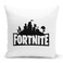 Loud Universe - Fortnite Square Throw Pillow Logo White Pillow 16X16 inch
