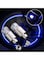Bluelans - Neon LED Lamp Flash Tyre Wheel Valve Cap Light For Bicycle