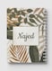 Lowha Spiral Notebook With 60 Sheets And Hard Paper Covers With English Name Najed Design, For Jotting Notes And Reminders, For Work, University, School