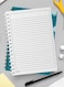 Lowha Spiral Notebook With 60 Sheets And Hard Paper Covers With Abstract Design, For Jotting Notes And Reminders, For Work, University, School