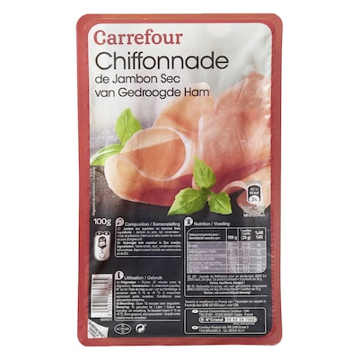 Carrefour Chiffonnade Dry Ham 100G