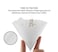 Sue&rsquo;s choice: Coffee Filters, 40 Count 1-4 Cups Cone Paper Filters Disposable Coffee Filters Paper, Compatible with V60 Filter 01 Pour Over Coffee Dripper ( White/Size 01)
