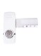 Generic Toothpaste Dispenser With Toothbrush Holder Set White