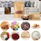 Generic Kraft Stand Up Pouch Bags, 50Pcs 14*22Cm Kraft Paper Zipper Pouch, Storage Brown Paper Bags With Zip Lock And Transparent Window