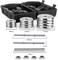 Max Strength 2 In 1 Dumbbell And Barbell Weights Set With Carry Case From Premium Chrome Weight Lifting Set With Connector Bar - Converts In Seconds! With Durable Grips