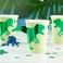 Gingerray Dinosaur Paper Party Cup 8-Pieces- Multicolor