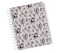 Loud Universe Hardcover Notebook Linear Design Floral Pattern Spiral Notebook with Premium High Quality Paper A5 Size