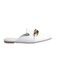 Amica Mules Bertha For Women&amp;Girls Stylish Fashion Vegan Leather Mule For Party/Casual Flat Loafers   Cute Comfortable Dressy Suitable for All Occasions Travel Modern Design   Style&amp;All-Purpose White