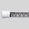 Rubik Shower Curtain Rod Adjustable 110-200cm, White Thick &amp; Extendable Telescopic Length Tension Bar Painted Surface No Drill Type for Bathroom Shower Bathtub Cabinet (110 x 200 cm, White)