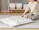 Super Soft Rabbit Fur Round Living Room Carpet With Anti Slip Bottom (Size 80CM)