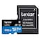 Lexar High Performance microSDHC with Adapter 633x 512GB UHS-I Black/Blue