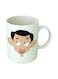 Fast Print Mr Bean Printed Ceramic Mug White/Beige/Black 350ml