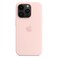 Apple Silicone Case With MagSafe For iPhone 14 Pro Chalk Pink