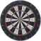 ULTIMAX Flocked Dart Board Excellent Indoor Game and Party Games Darts for Children and Adults, Office and Family Time-(18X1.5")
