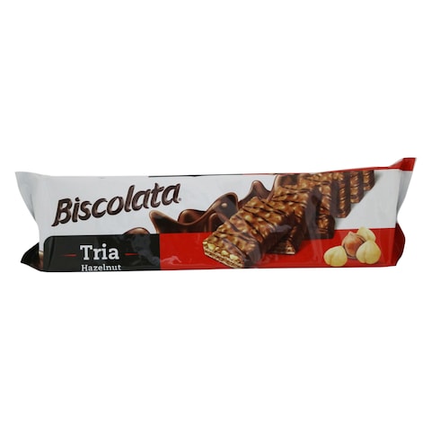 Biscolata Tria Hazelnut And Cocoa Wafer 100g