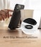 Ringke [2 Pack] Finger Ring Strap Silicone Smartphone Grip Lanyard Holder with Anti-Slip Mount Function Compatible with Phone Cases, Keys, Cameras, and More - Black &amp; Light Gray