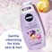 NIVEA Kids 2-In-1 Shower And Shampoo Sparkle Berry Scent Purple 250ml