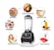 SILVER CREST 4500W Heavy Duty Commercial Grade Blender SC-1589 Multicolour