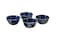 Bowl, earthenware blue15 cm,4pack