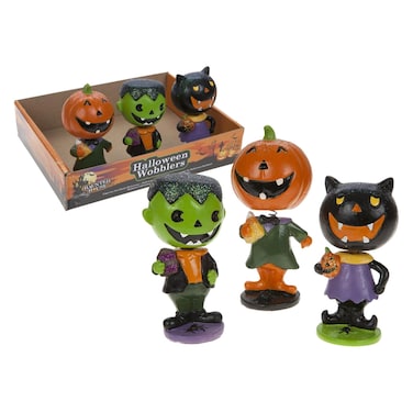 Haunted House Resin Halloween Wobblers With Glitter