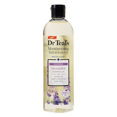 Dr. Teal&#39;s Moisturizing Bath And Body Oil With Lavender Soothing 260ml