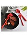 10 pieces Silicone Kitchenware Kitchen Utensils Set Non-stick red