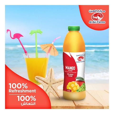 Al Ain Farms Fresh Mango And Grape Juice 1L