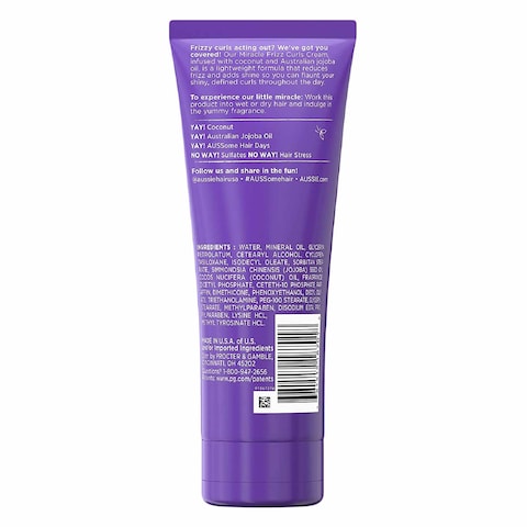 Aussie Miracle Curls Friz Cr&egrave;me 193G