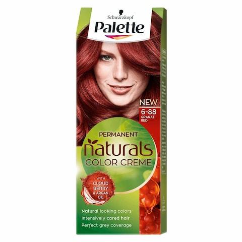 Schwarzkopf Palette Permanent Naturals Color Cream - 6-88 Granat Red