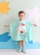 Milk &amp; Moo Kids Poncho Sailor Octopus Hooded Beach Towels For Kids