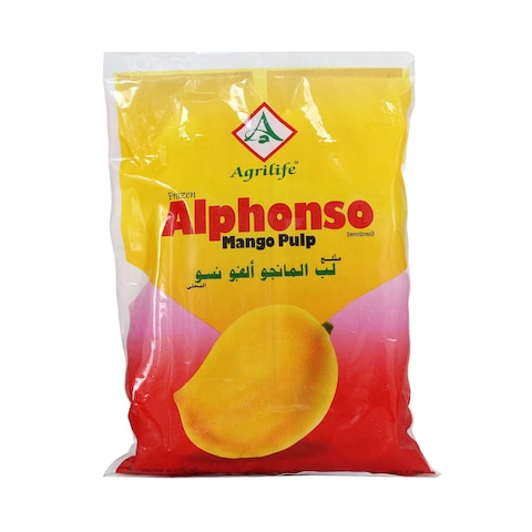 Agrilife Frozen Alphonso Mango Pulp 1kg