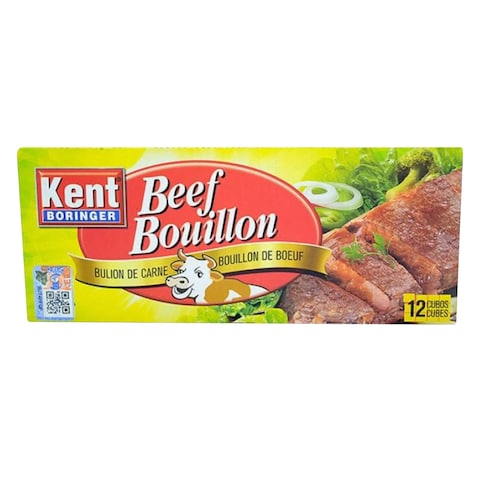 Kent Boringer Beef Bouillon Cubes 10g x Pack of 12