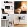 Command 17017CLRES Round Cord Clips, Clear color. 4 hooks and 5 strips/pack