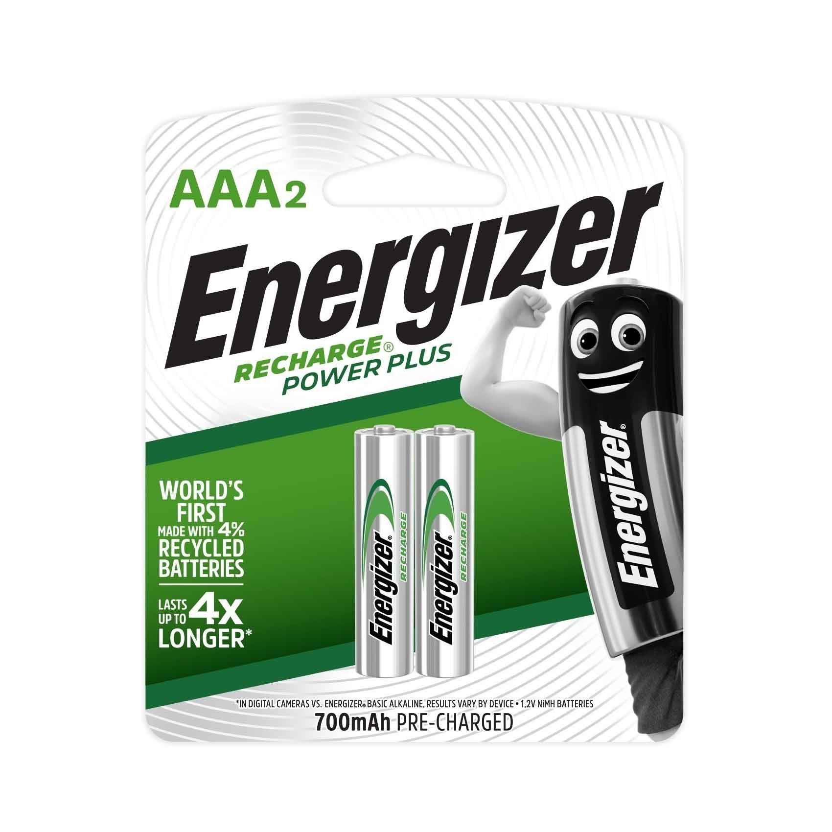 Energizer Battery Rechargeable Aaax2 Ni-Mh