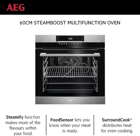 AEG Electric Oven Built In 60Cm, Bsk782320M, Made In Germany