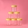 Royalford 100 ml Round Airtight Pet Jar Rf11222 Set Of 6 Storage Containers Transparent For Pulses, Cereals And Spices Canister Leak Proof Lid Clear Premium Quality