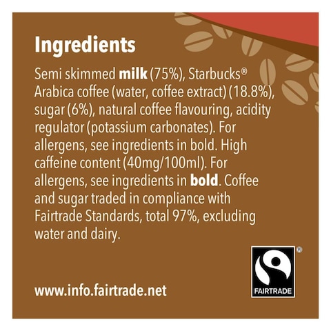 Starbucks Frappuccino Coffee Drink 250ml