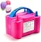 Electric Air Balloon Pump Portable Inflator Dual Nozzle Globos Machine Air Balloon