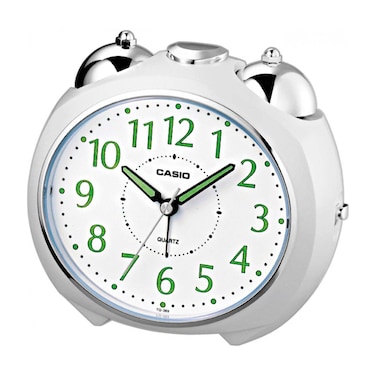 Casio Analog Alarm Clock - White - TQ-369-7DF 