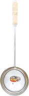 Raj - Steel Uduppi Laddle Wooden Handle 61.5X21 Cm-Rul010